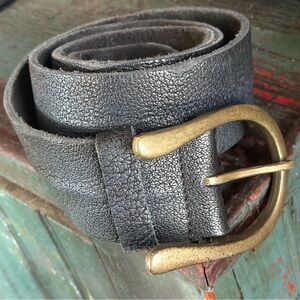 NWOT Free People WTF Rosebery Leather Belt M/L